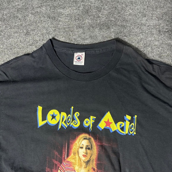 Rare Vintage 90s Lords of Acid Our Little Secret Tour Shirt Delta Pro Weight XL - Picture 7 of 16